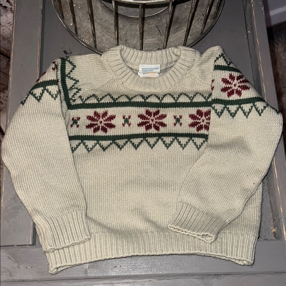 VTG Toddle Time by JC Penney toddler Nordic sweater